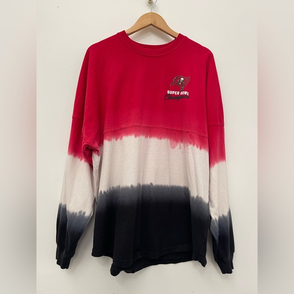 Fanatics Other - FANATICS large red black TAMPA BAY BUCCANEERS spirit jersey SUPER BOWL CHAMPIONS
